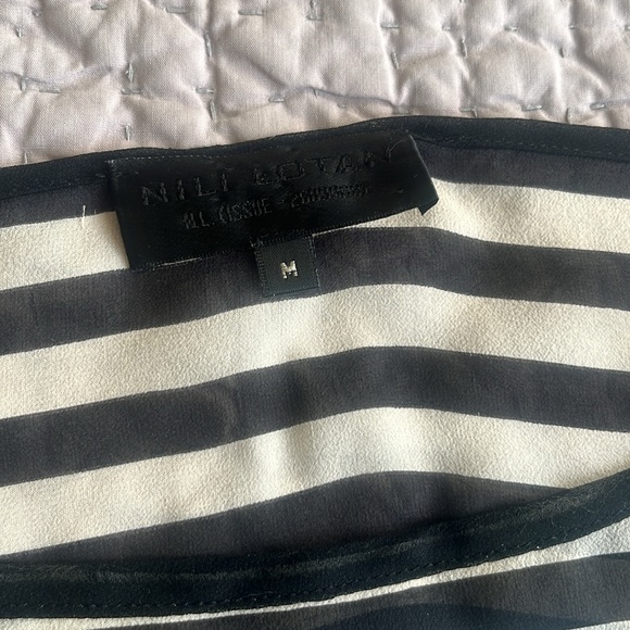 Equipment and Nili Lotan Stripe Blouses M - Picture 9 of 10